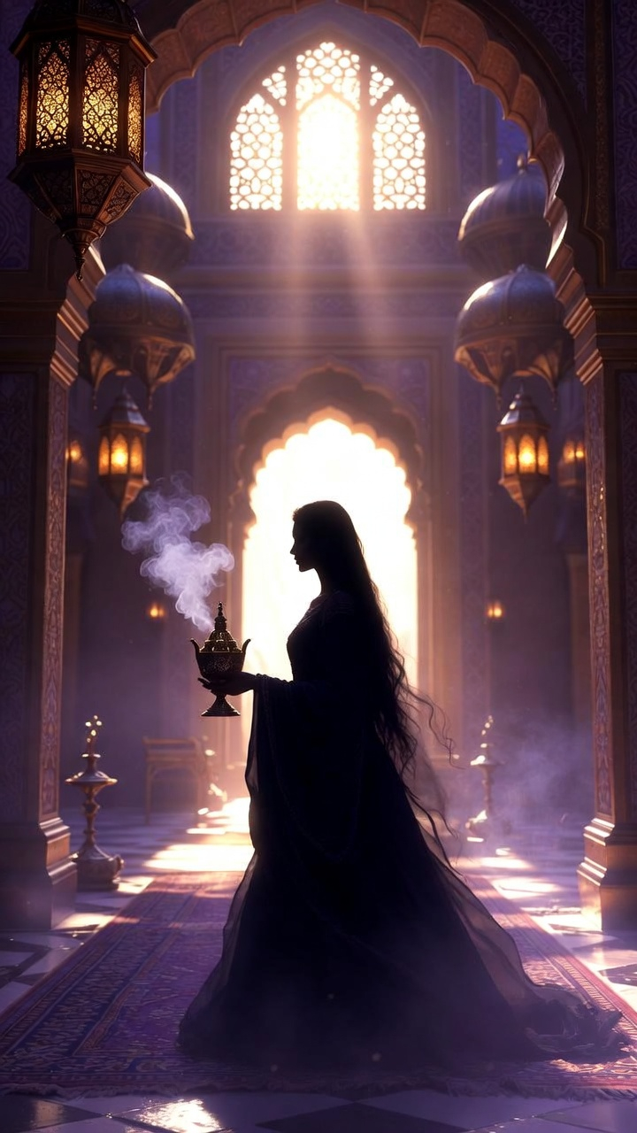 The Veiled Empress beneath the stars