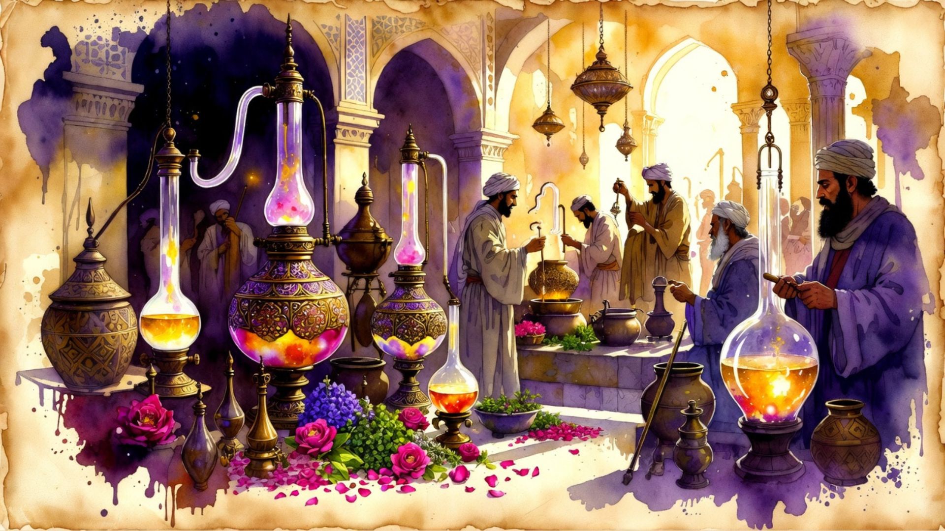تقطير العطور في الحضارة الإسلامية